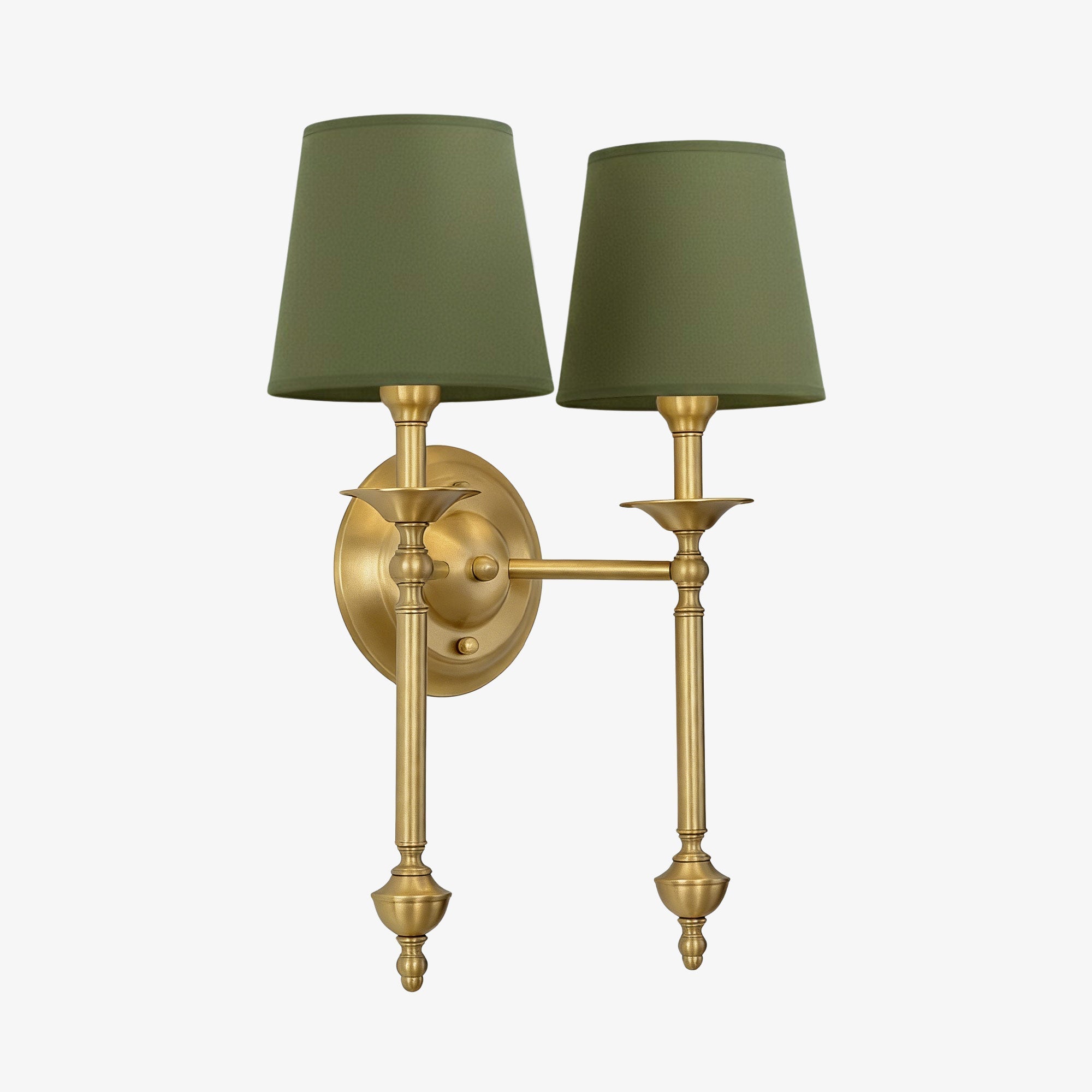 Fabric Wall Lamp with Vintage Copper Finish | Atmospheric Lighting for Hall, Bedroom, and Living Room - Lamylie