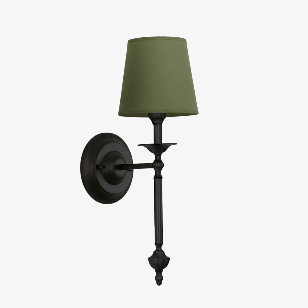 Stoffwandleuchte mit Vintage-Kupfer-Finish | Atmosphärische Beleuchtung für Flur, Schlafzimmer und Wohnzimmer - Lamylie