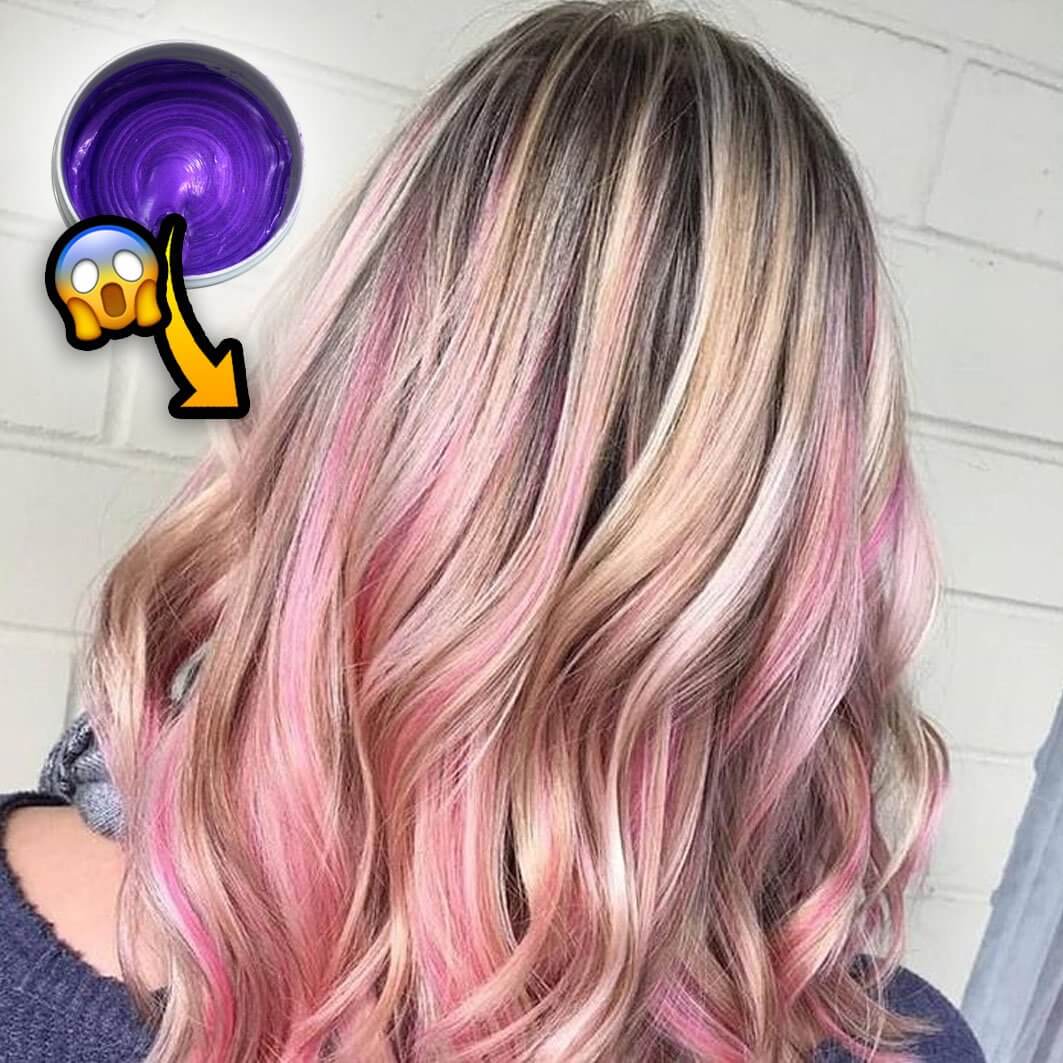 Washable Plant-Based Hair Color Wax | Temporary Coloring for Any Occasion - Lamylie