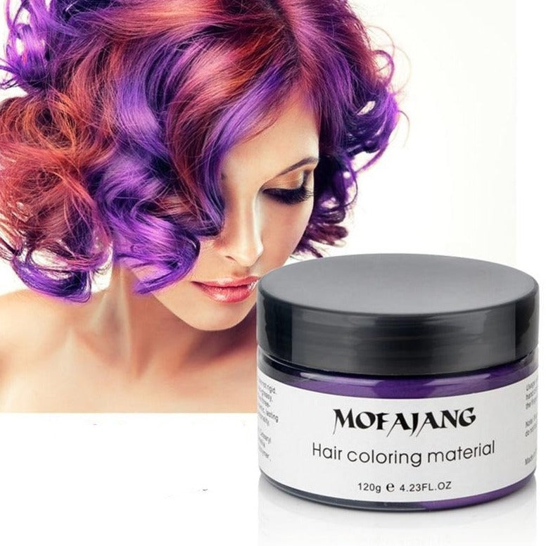 Washable Plant-Based Hair Color Wax | Temporary Coloring for Any Occasion - Lamylie