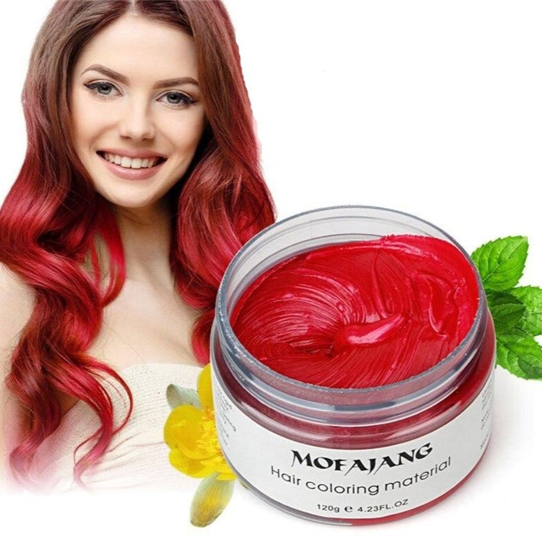 Washable Plant-Based Hair Color Wax | Temporary Coloring for Any Occasion - Lamylie