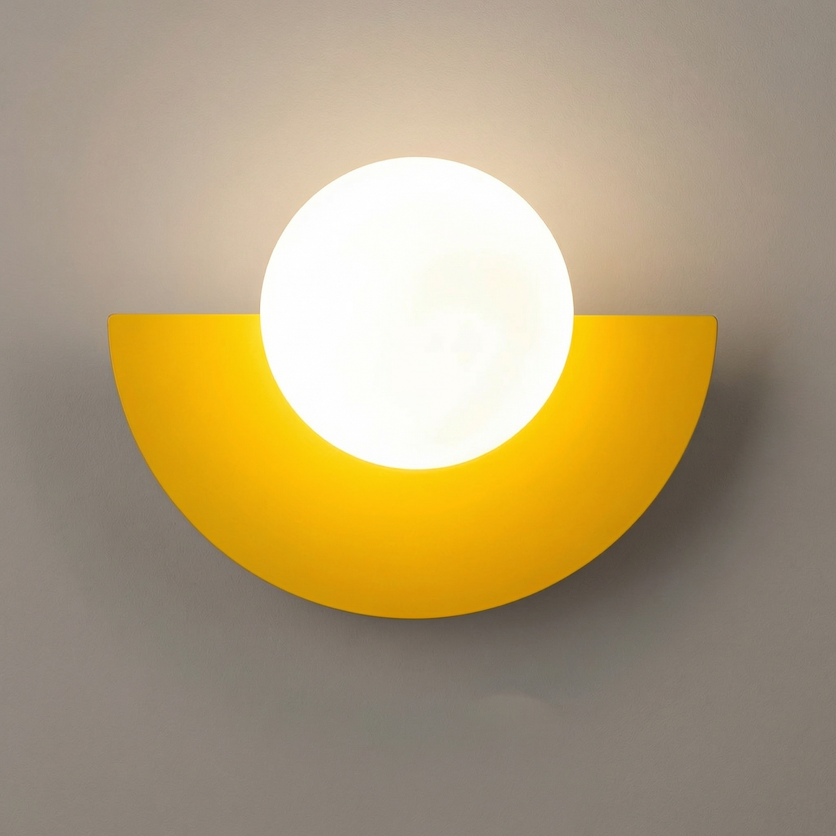 Candeeiro de parede semicircular Summit - Candeeiro de parede LED integrado