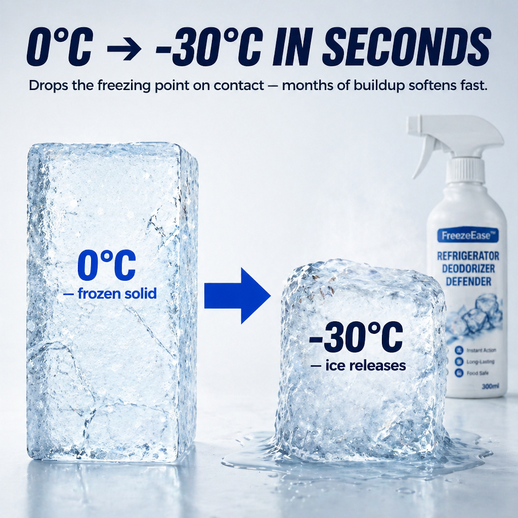 FreezeEase — Hartnäckiges Gefrierfach-Eis in Minuten schmelzen, ohne Kratzen oder Schrammen - Lamylie