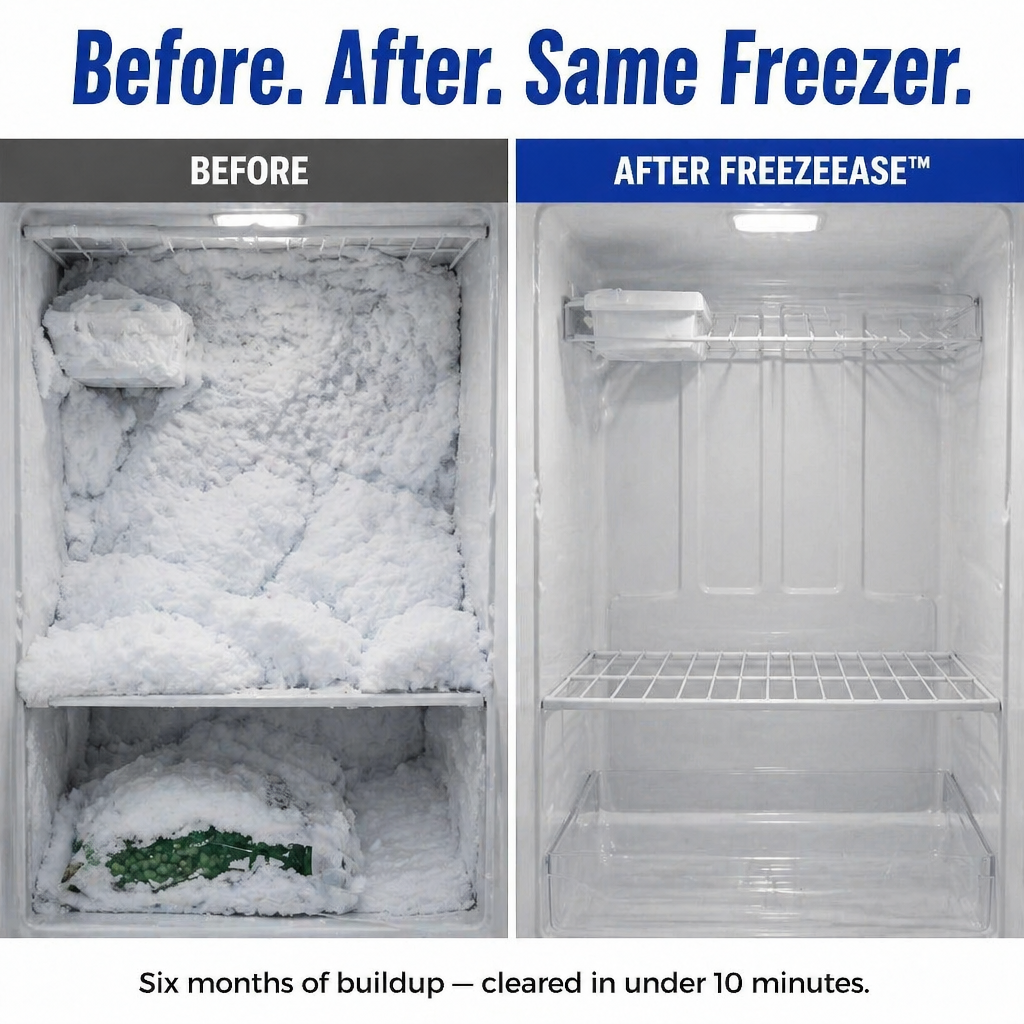 FreezeEase — Hartnäckiges Gefrierfach-Eis in Minuten schmelzen, ohne Kratzen oder Schrammen - Lamylie
