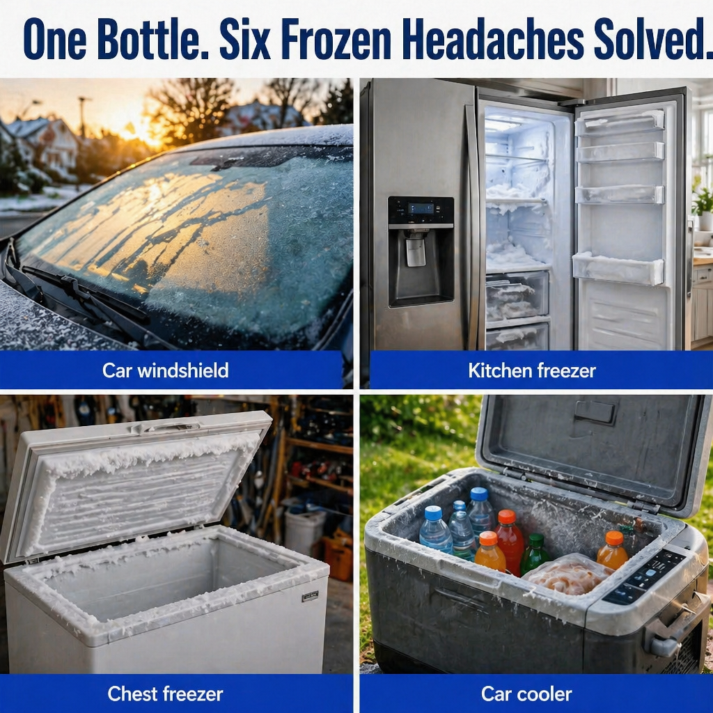 FreezeEase — Hartnäckiges Gefrierfach-Eis in Minuten schmelzen, ohne Kratzen oder Schrammen - Lamylie