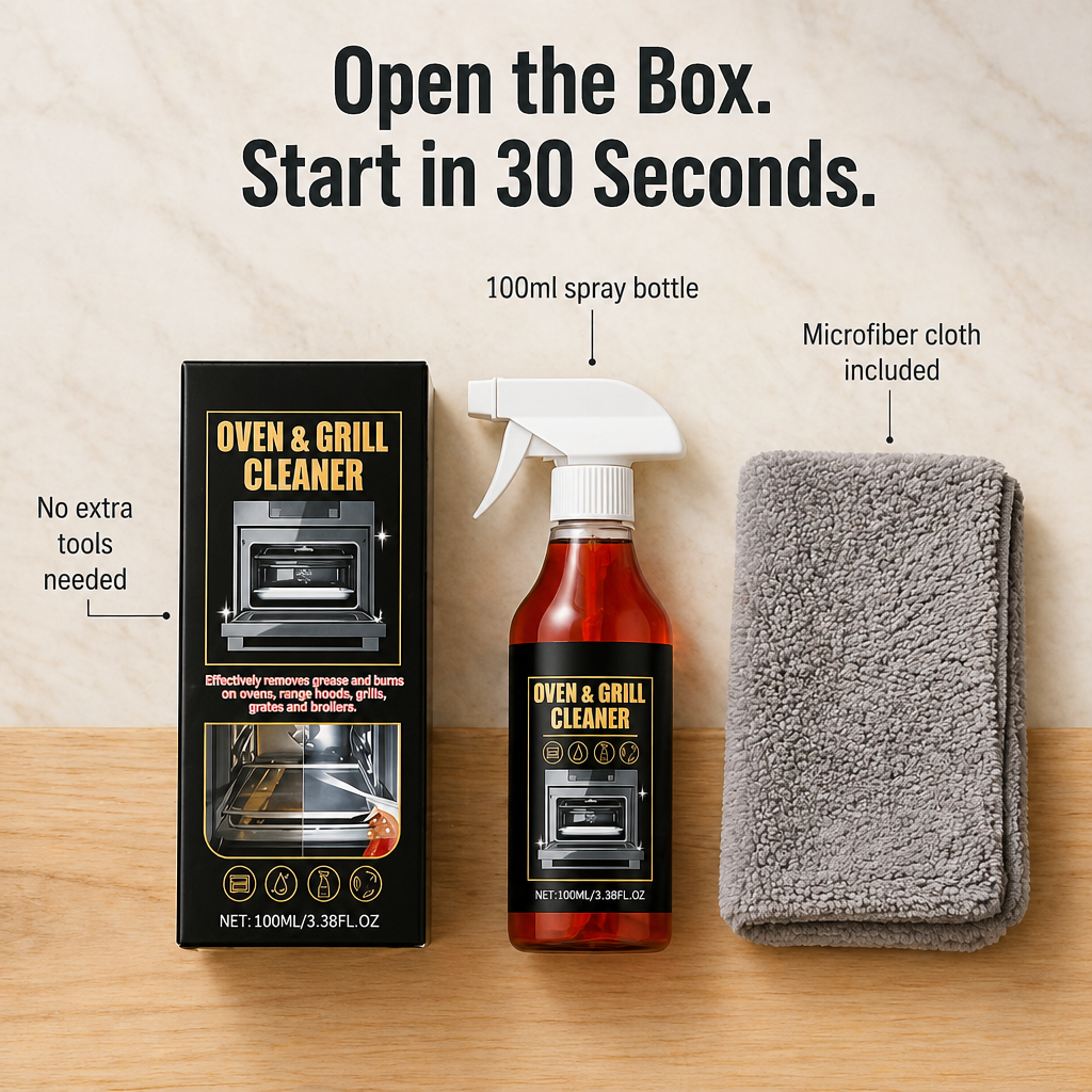 FlareClean — أذب دهون الفرن المتراكمة منذ عام في 5 دقائق فقط - لاميلي