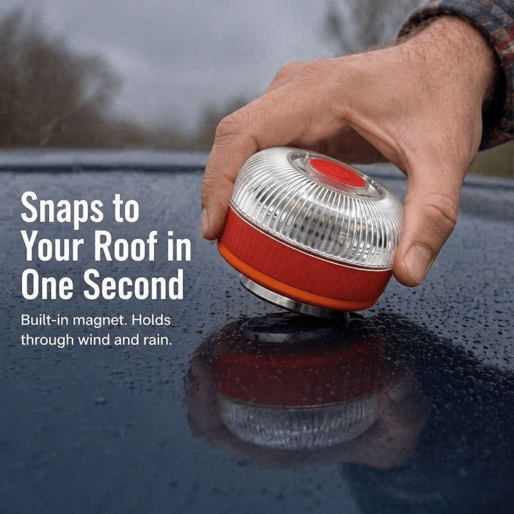 LuciPulse — Stick It On Your Roof & Light Up the Roadside in Seconds - Lamylie