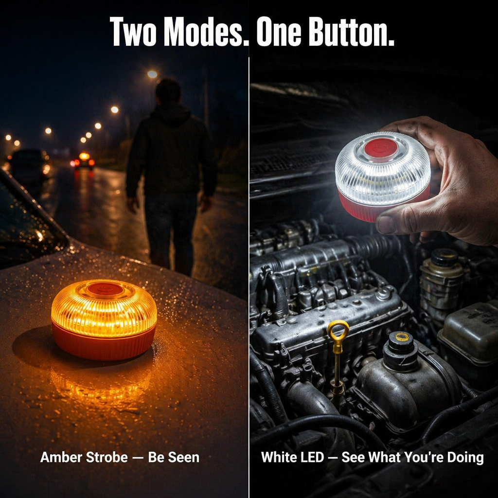 LuciPulse — Stick It On Your Roof & Light Up the Roadside in Seconds - Lamylie