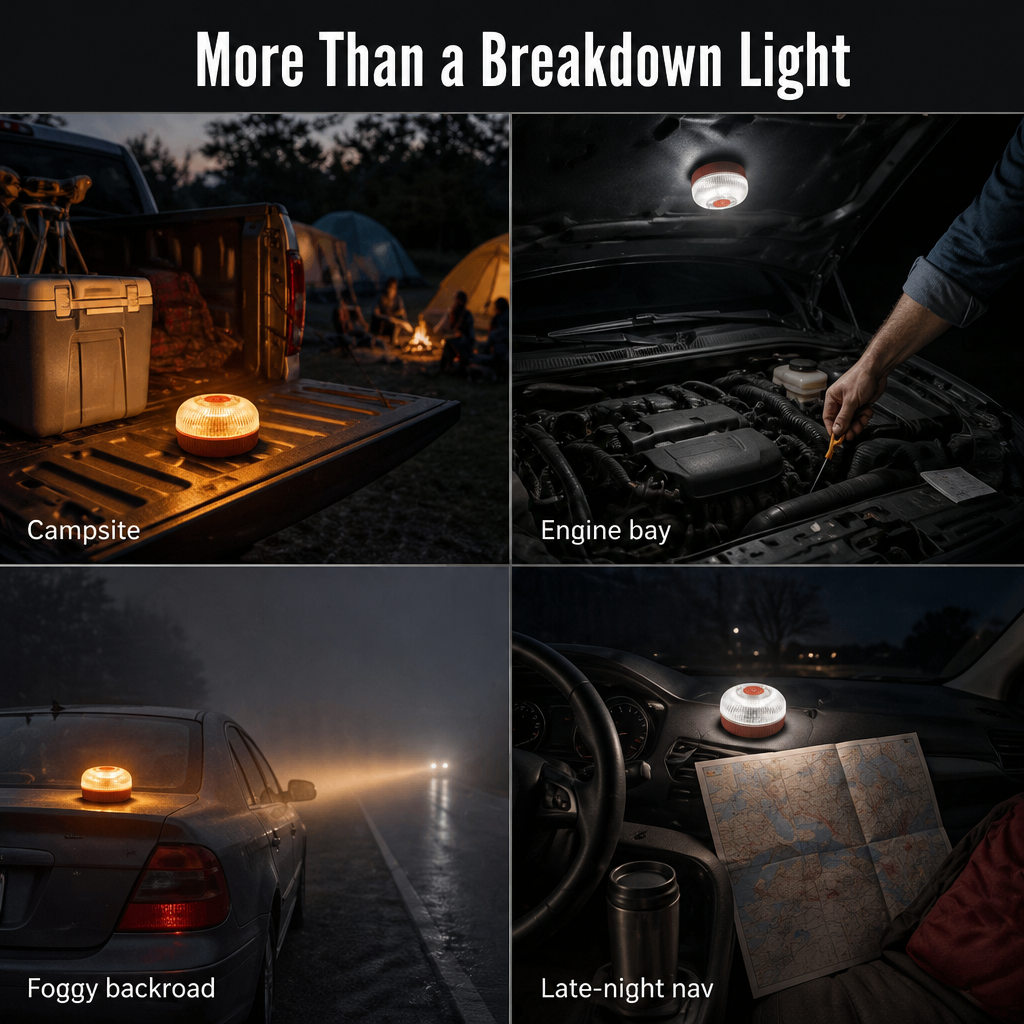 LuciPulse — Stick It On Your Roof & Light Up the Roadside in Seconds - Lamylie