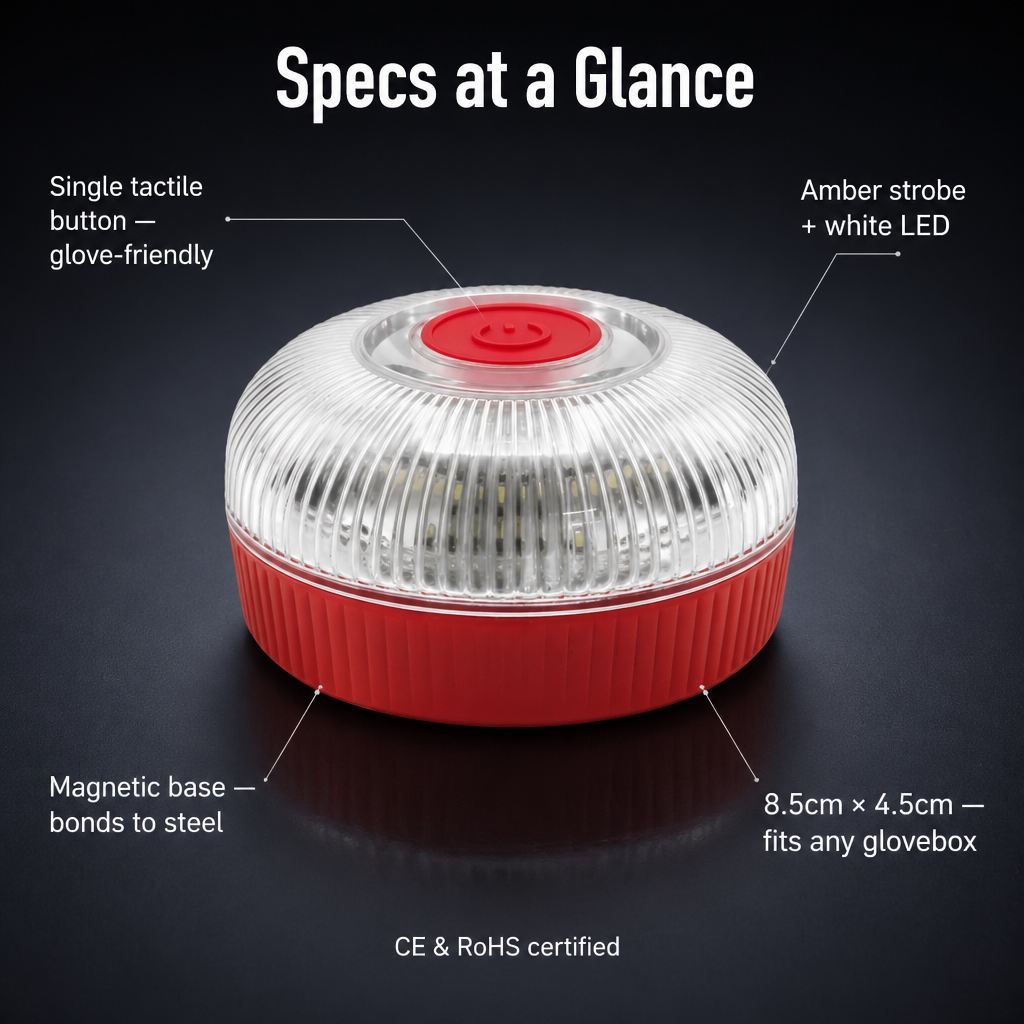 LuciPulse — Stick It On Your Roof & Light Up the Roadside in Seconds - Lamylie