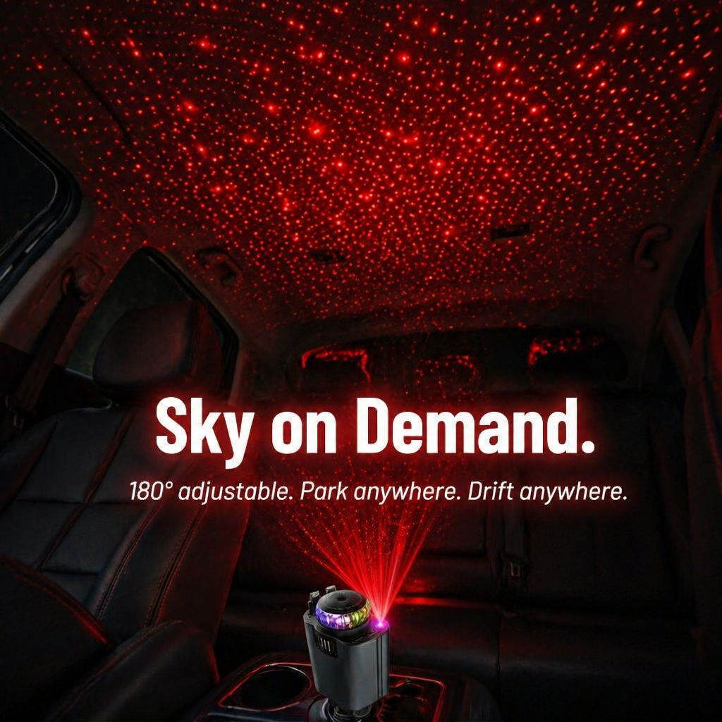 LumiVibe — Charge, Scent & Star-Project Your Car From One Plug - Lamylie