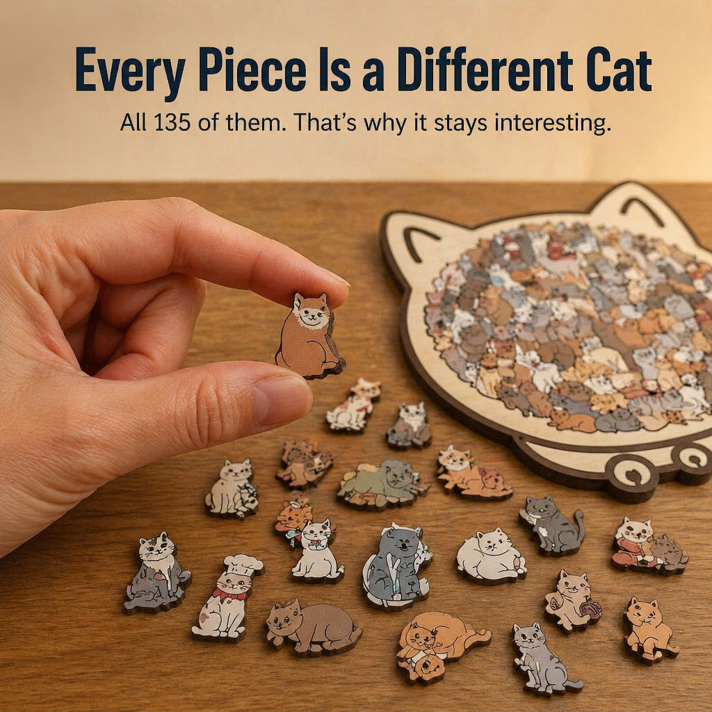 WhiskerCraft — Build a Big Cat Out of 135 Tiny Cats in One Evening - Lamylie