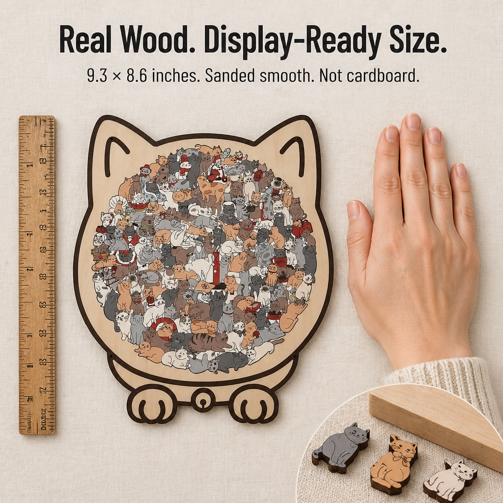 WhiskerCraft — Build a Big Cat Out of 135 Tiny Cats in One Evening - Lamylie