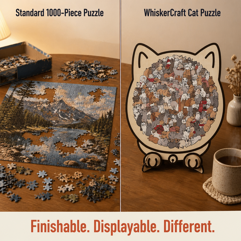 WhiskerCraft — Build a Big Cat Out of 135 Tiny Cats in One Evening - Lamylie
