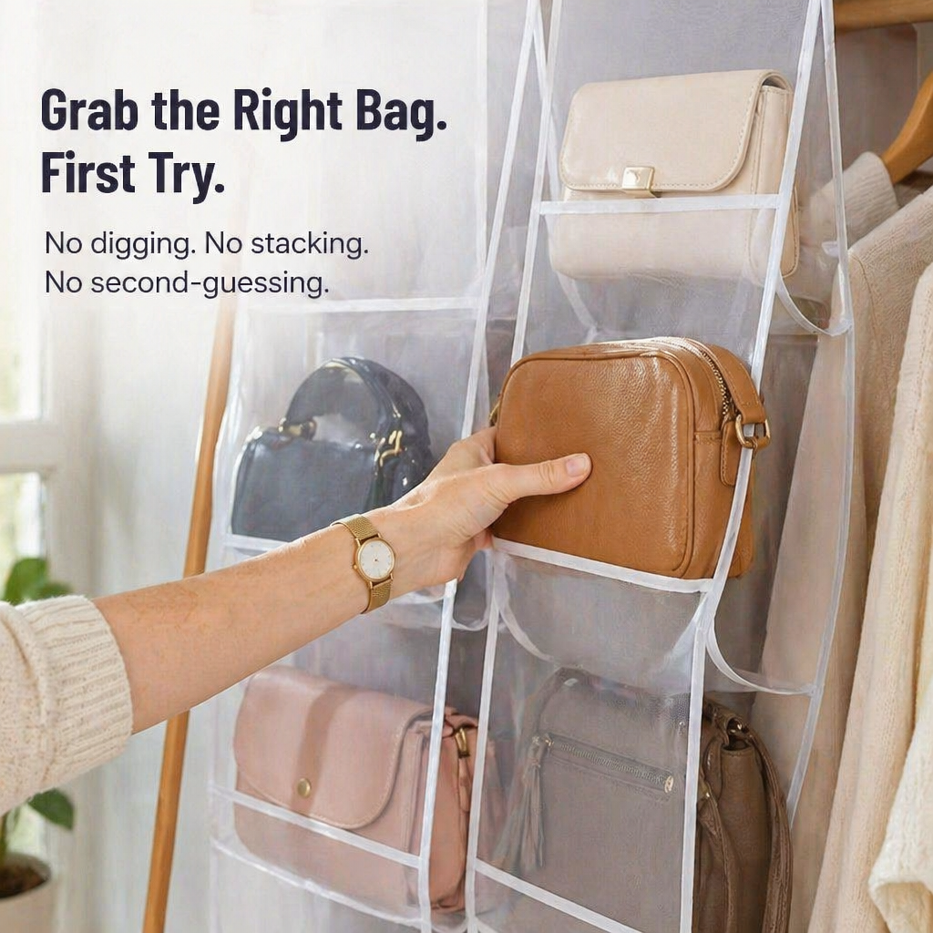 ClariPouch — Trova ogni borsa in un lampo e ritrova la tranquillità senza disordine - Lamylie
