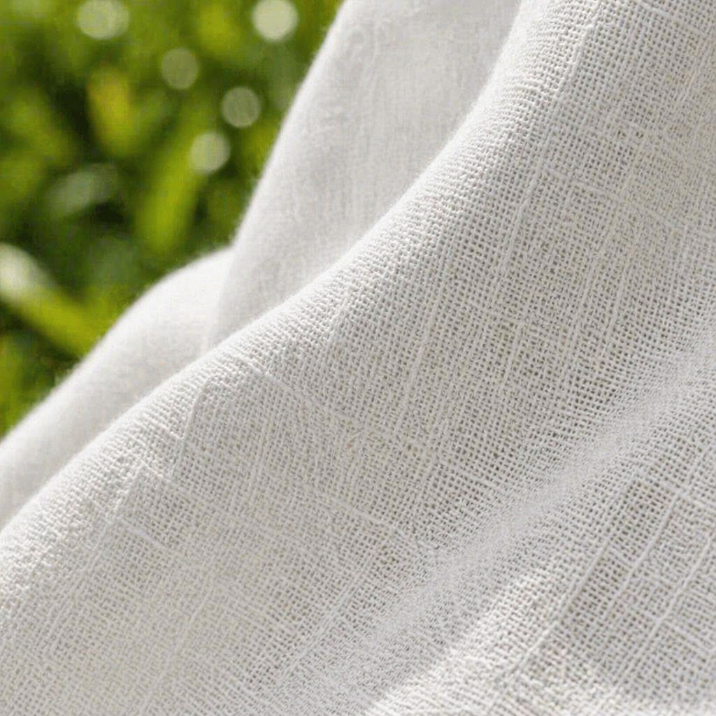 Drakescape – Relaxte linnen Henley-top met capuchon en broek - Lamylie