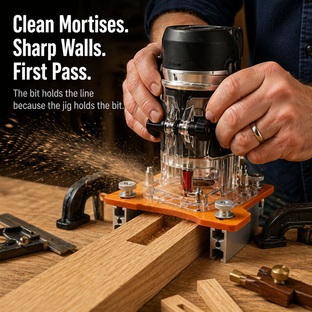 NovaCraft — Cut Dead-Straight Mortises & Slots Without a Wandering Router - Lamylie