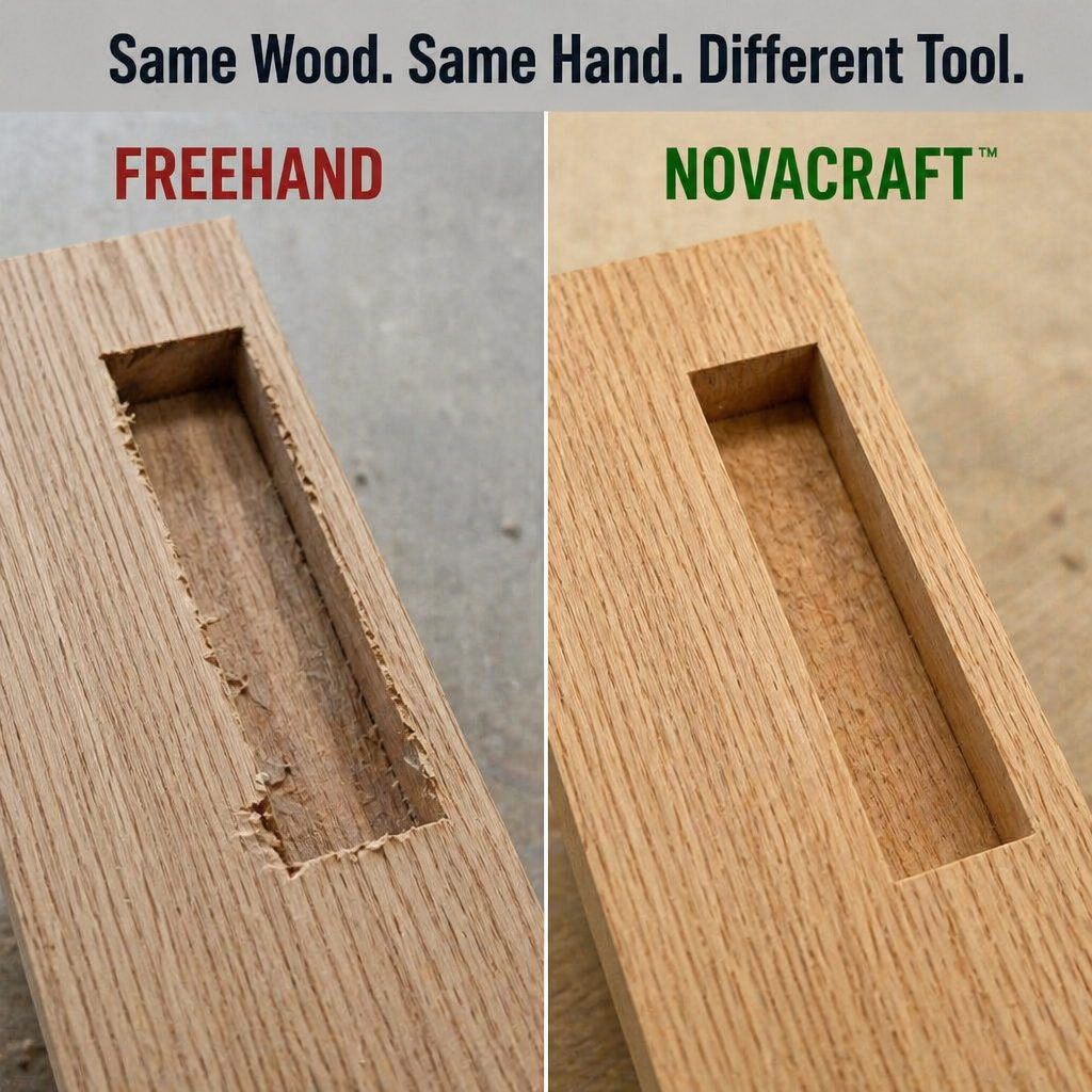 NovaCraft — Cut Dead-Straight Mortises & Slots Without a Wandering Router - Lamylie