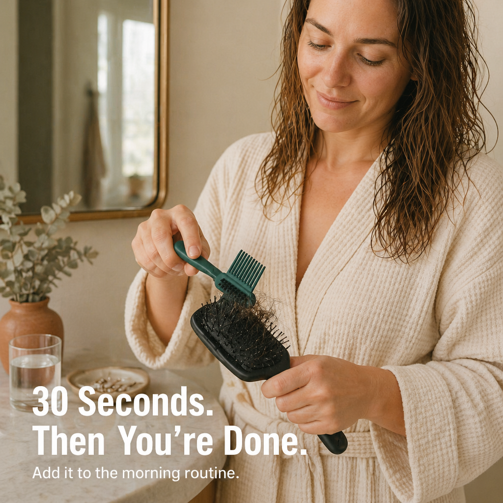 BrushVibe — Rake Out Tangled Hair And Scrub The Grime From Every Brush - Lamylie