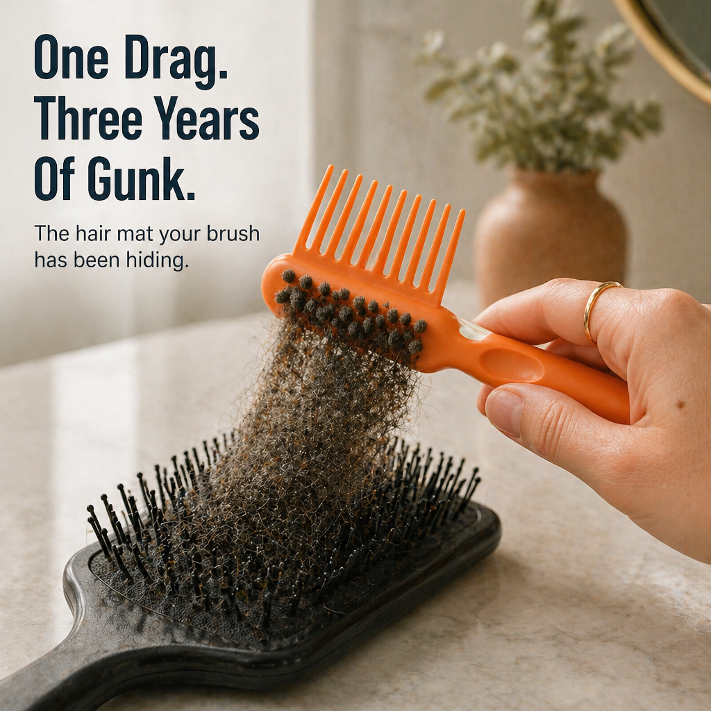 BrushVibe — Rake Out Tangled Hair And Scrub The Grime From Every Brush - Lamylie
