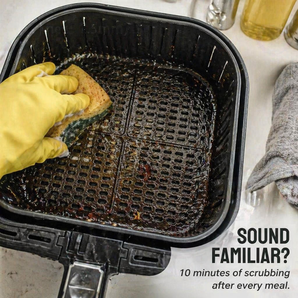 CrispaMat — Catch the Grease and Skip the Air Fryer Scrub Forever - Lamylie