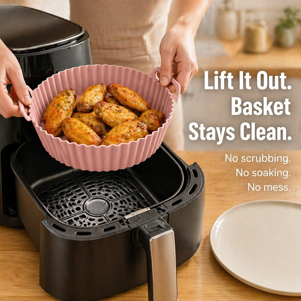 CrispaMat — Catch the Grease and Skip the Air Fryer Scrub Forever - Lamylie
