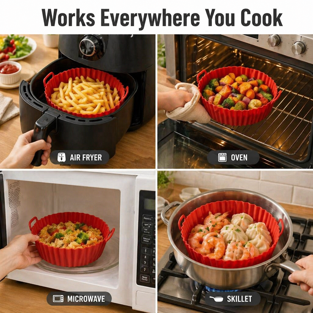 CrispaMat — Catch the Grease and Skip the Air Fryer Scrub Forever - Lamylie
