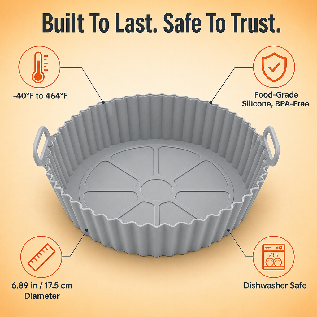 CrispaMat — Catch the Grease and Skip the Air Fryer Scrub Forever - Lamylie