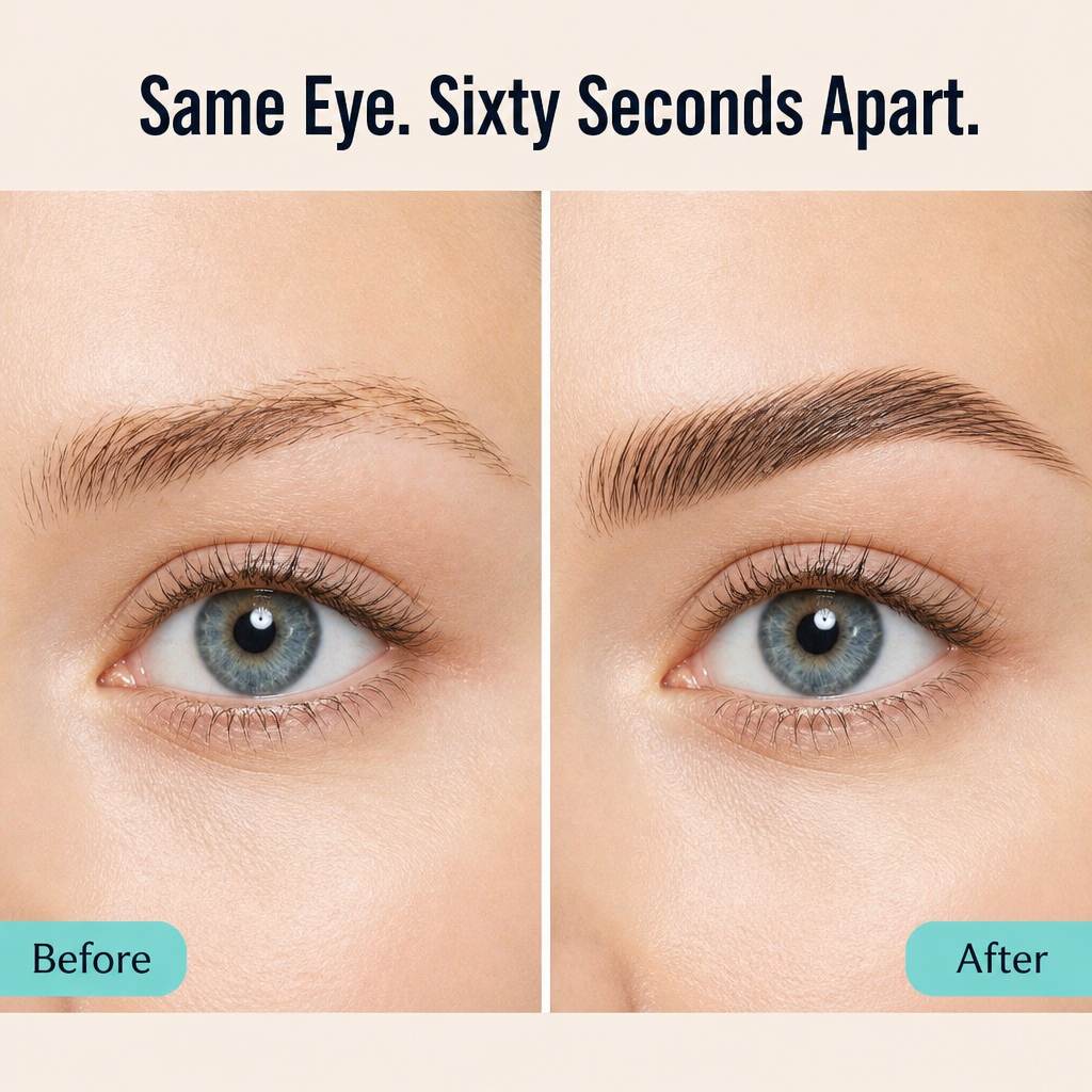 NatuSculpt, stylo à sourcils à 4 pointes — Dessinez des sourcils effet poil en 60 secondes, sans qu’ils ne bougent - Lamylie