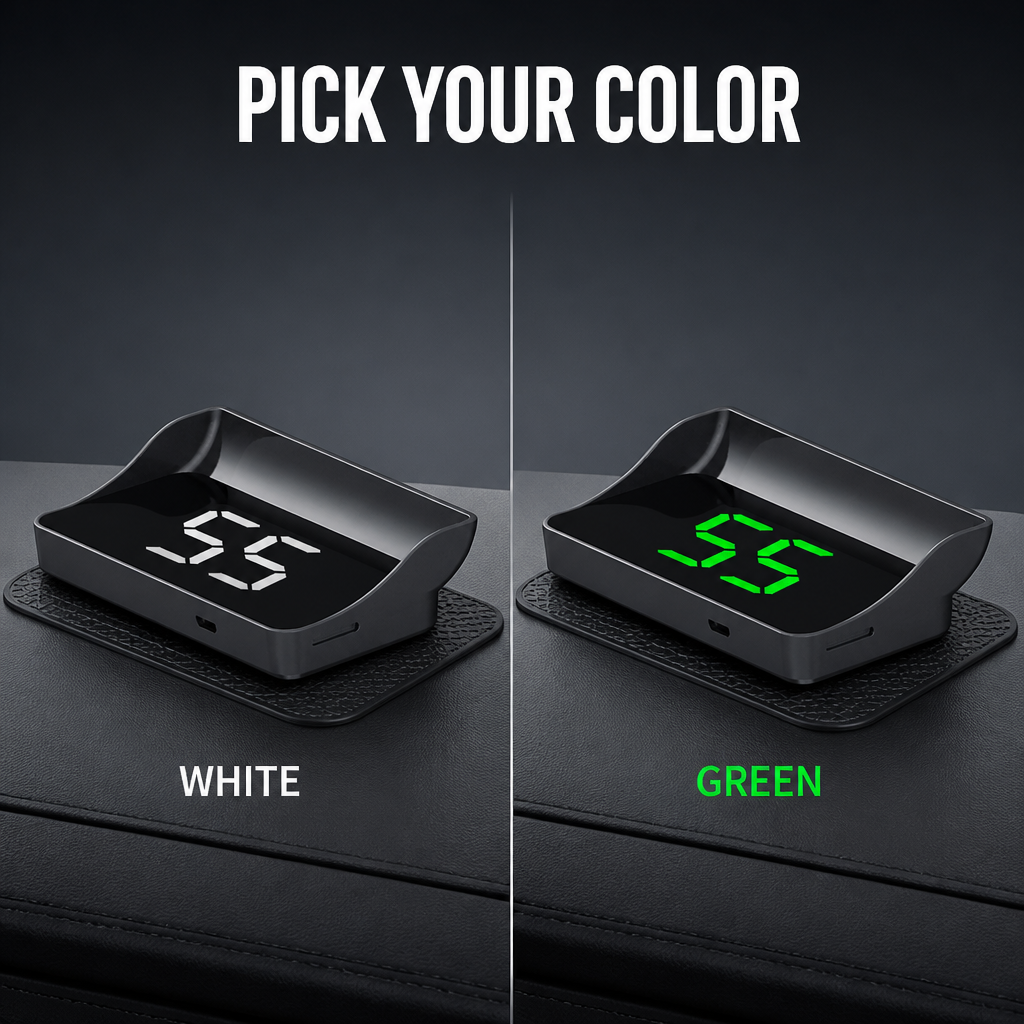 DriveSure GPS HUD — اعرض سرعتك الفعلية بدقة HD على زجاجك الأمامي - Lamylie