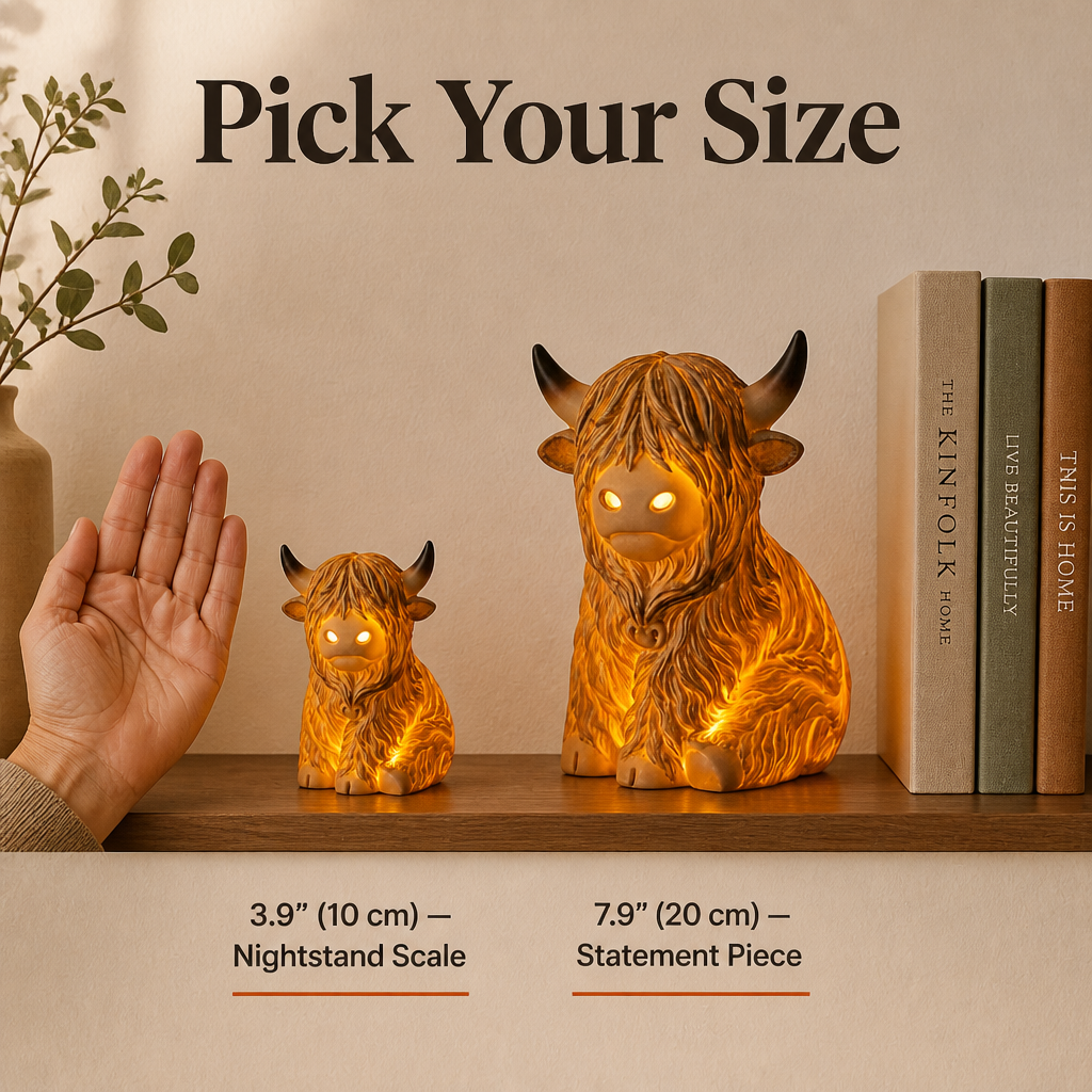 Bronwyne Glow — Light Up Cozy Corners with Hand-Sculpted Highland Charm - Lamylie