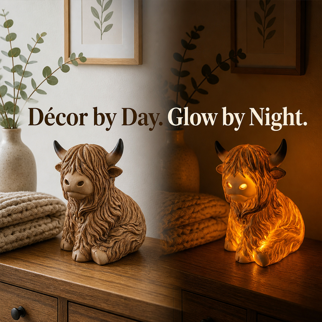 Bronwyne Glow — Light Up Cozy Corners with Hand-Sculpted Highland Charm - Lamylie