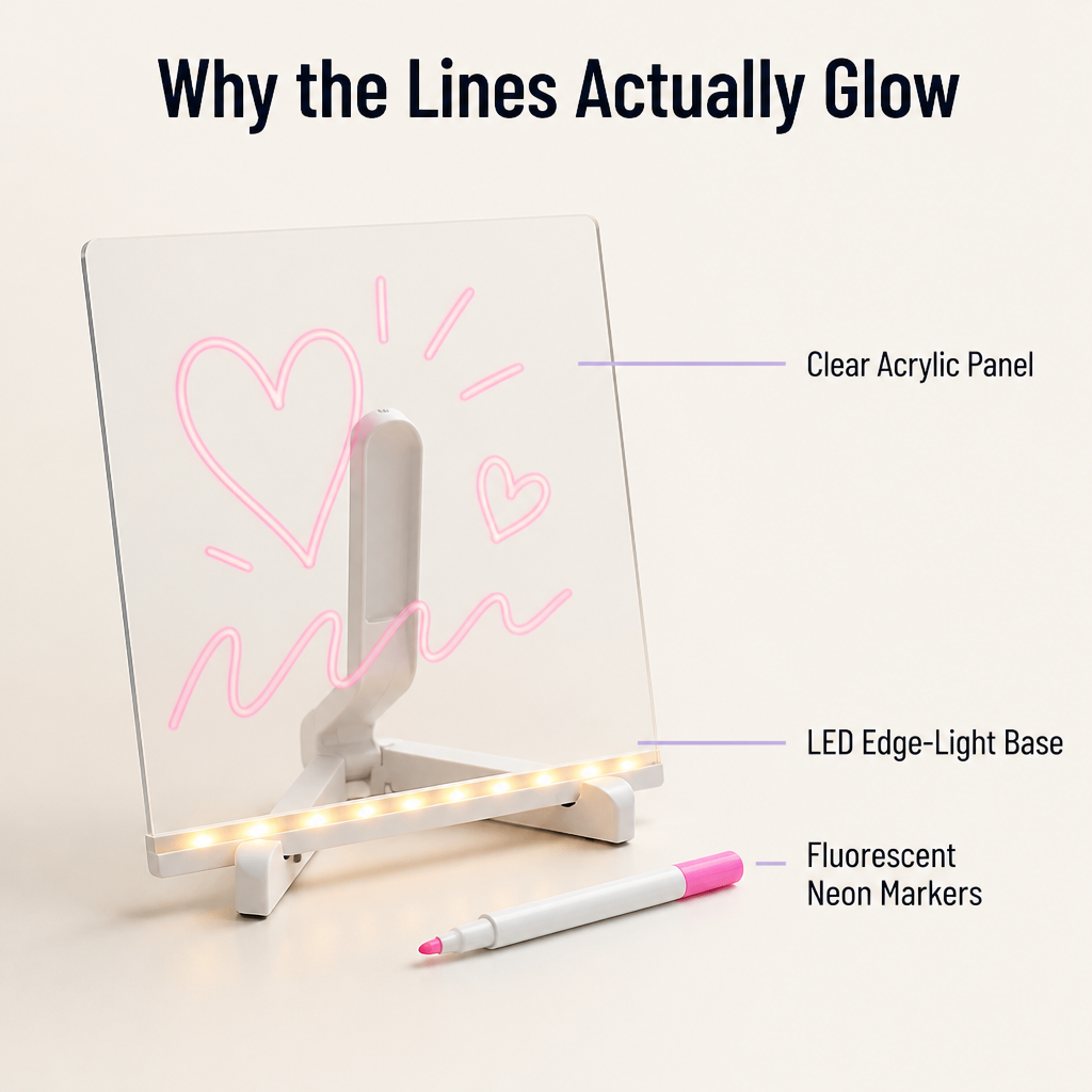 BrillioCanvas — Trade Paper Mess for Hours of Glowing, Screen-Free Play - Lamylie