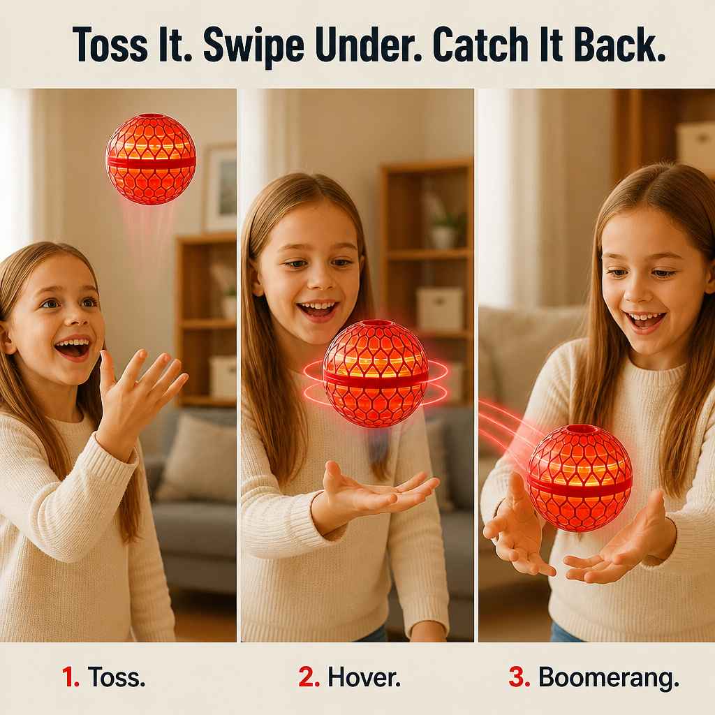 AeroLuxe Orb — Toss It, Hover It, Boomerang It Back to Your Hand - Lamylie