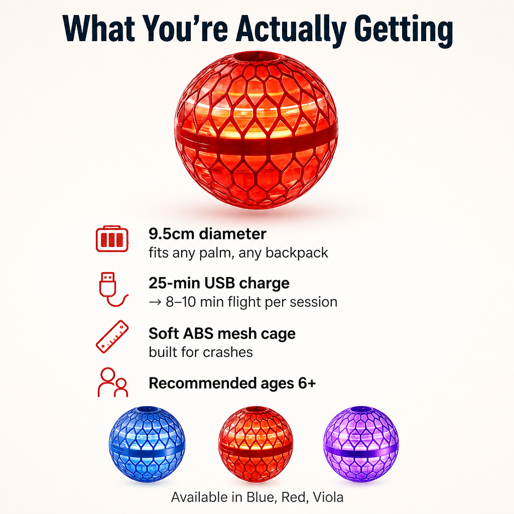 AeroLuxe Orb — Toss It, Hover It, Boomerang It Back to Your Hand - Lamylie