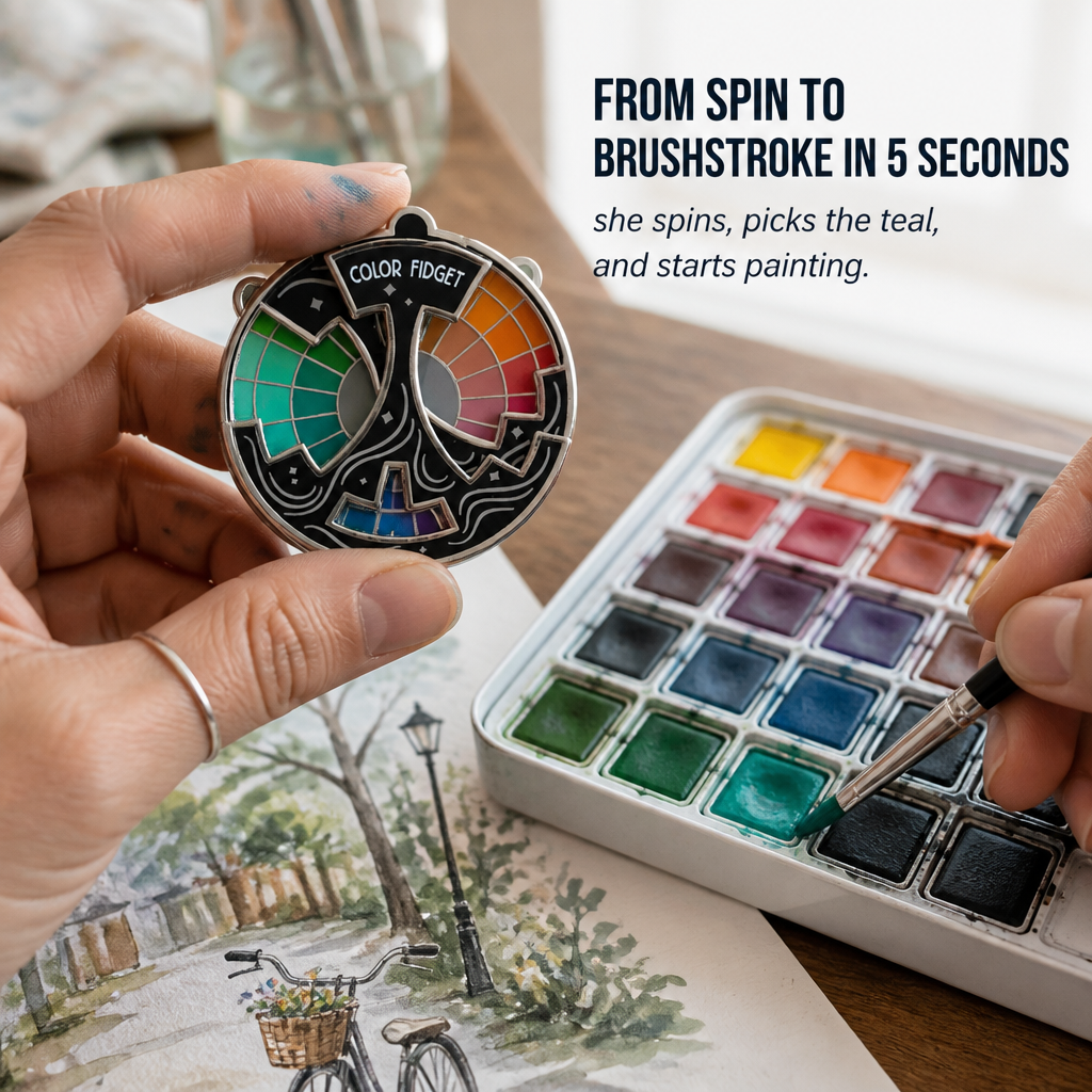 ColorSpin — Vyberte si barevnou paletu otočením, ne metodou pokusů a omylů - Lamylie