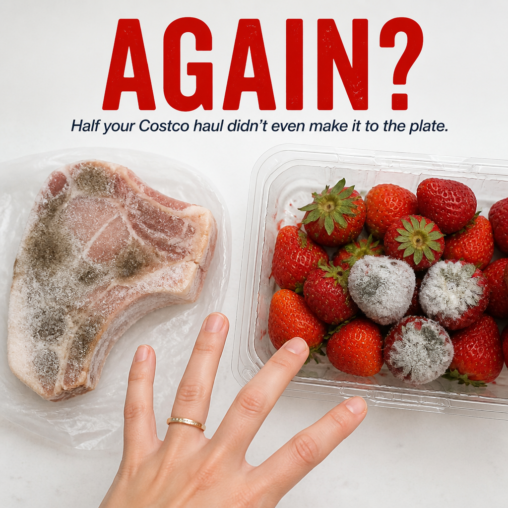 FreshSeal Pro — Gardez la viande et les fruits rouges frais 5 fois plus longtemps avec des sacs sous vide à bouton unique - Lamylie