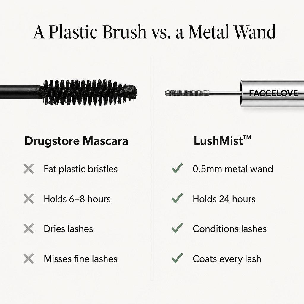 LushMist — Coat Every Fine Lash a Plastic Brush Misses, Without Clumps - Lamylie