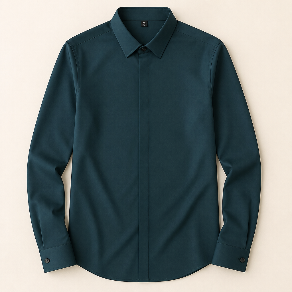 Maxton – Knitterfreies Slim-Fit-Hemd mit 4-Wege-Stretch – Lamylie