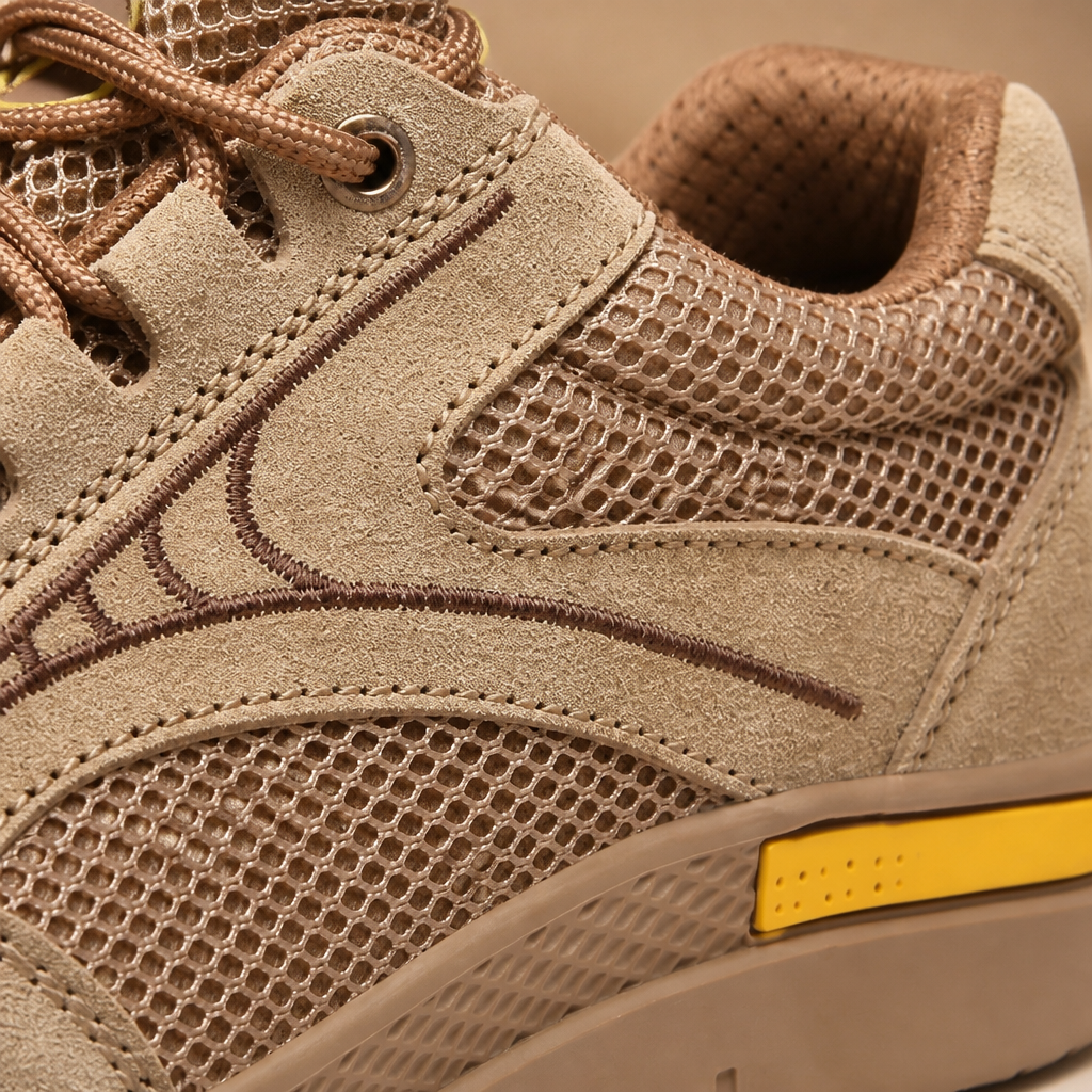 FortressStride – Breathable Steel-Toe Work Shoes with Kevlar Puncture-Proof Midsole - Lamylie
