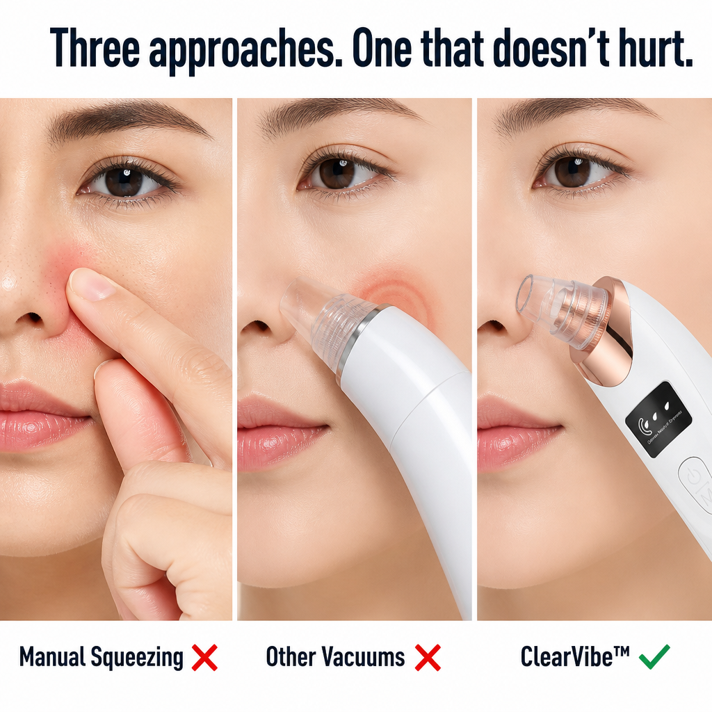 ClearVibe — Elimina i punti neri ostinati senza lasciare nemmeno un alone rosso - Lamylie