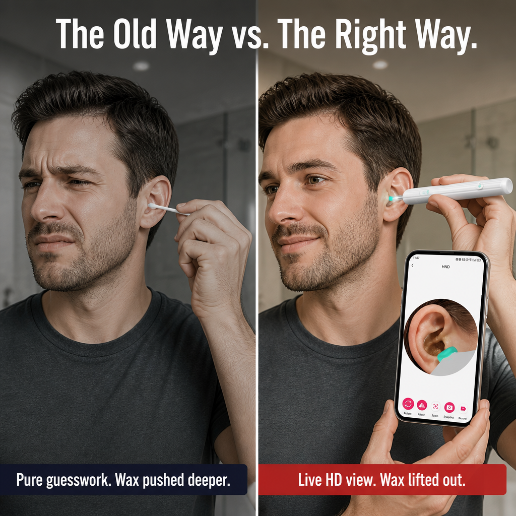 ClearWave — Guarda dentro l’orecchio e rimuovi il cerume senza spingerlo più in profondità - Lamylie
