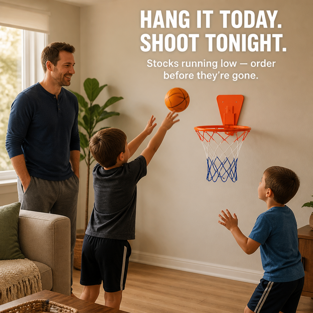 VoltRise — Stick, Aim, Score: Silent Indoor Basketball Without a Single Drill Hole - Lamylie