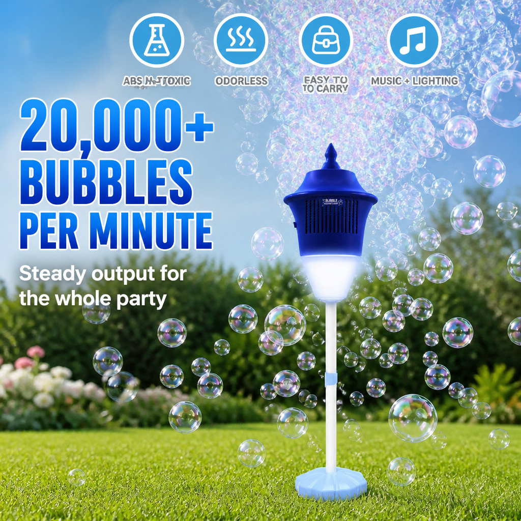 BubbleWhirl — Vul elk feestje met 20,000 bubbels, ledkleuren en muziek - Lamylie