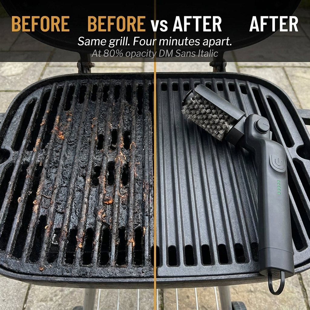 GrillSpark — Avlägsna fastbränt grillfett på några minuter utan stålborste - Lamylie