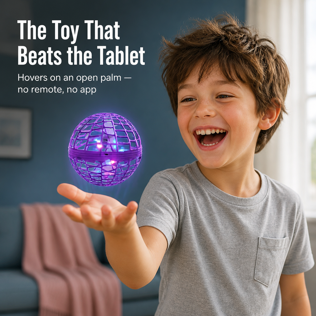 LuminaSphere — Hover, Boomerang & Catch It Mid-Air, One-Hand Tossable - Lamylie