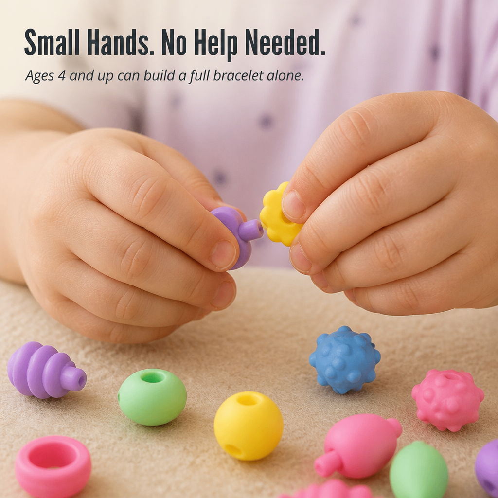 LumaBeads — צרו צמידים, טבעות ושרשראות בלי קשרים ובלי חוטים - Lamylie