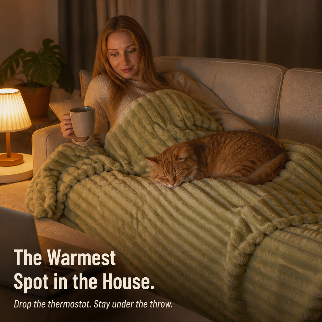 CozyNest — Envolva-se no calor da flanela canelada, como num abraço - Lamylie
