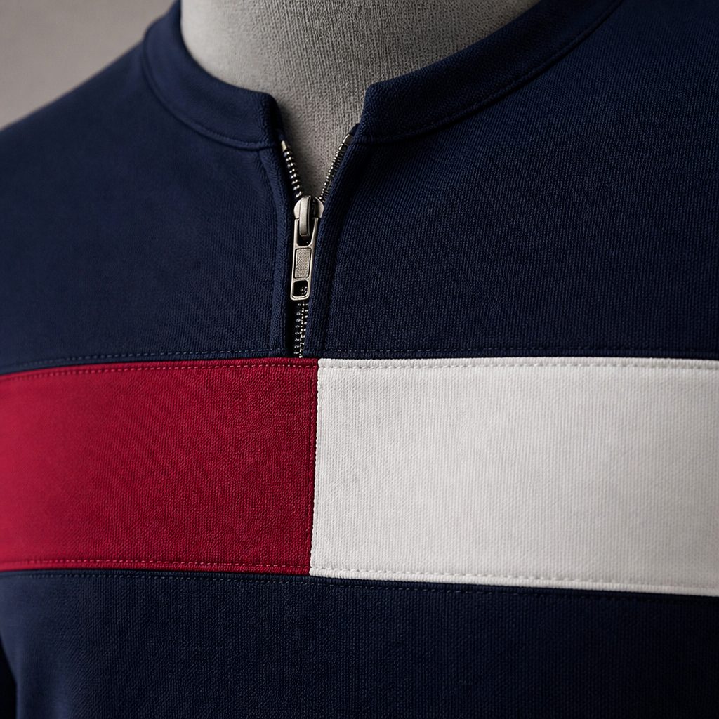 Marsten – Ensemble chemise à col zippé et short ajusté pour homme - Lamylie