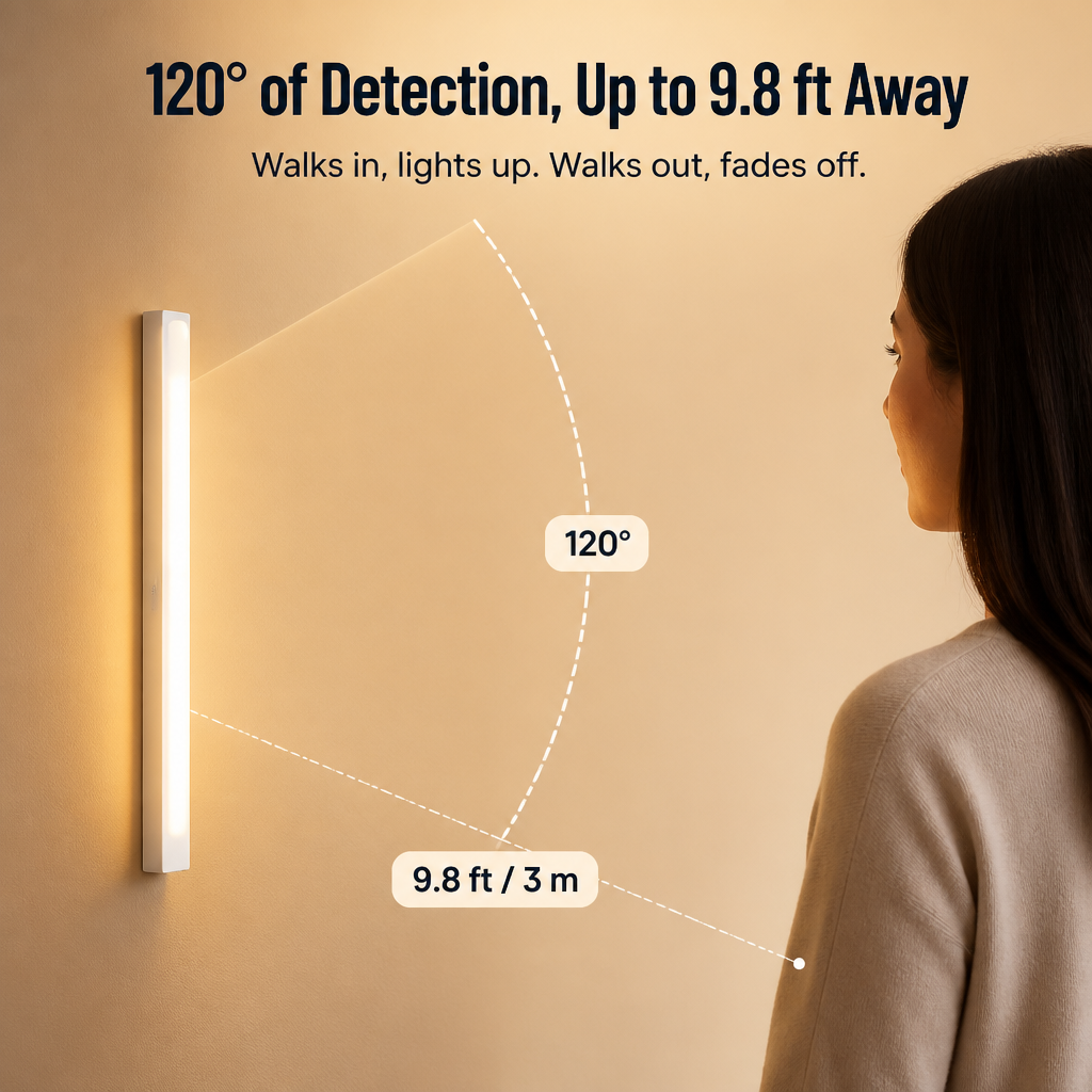 LumaSense — Light Up Any Dark Closet, Hallway or Stair Without Wiring - Lamylie